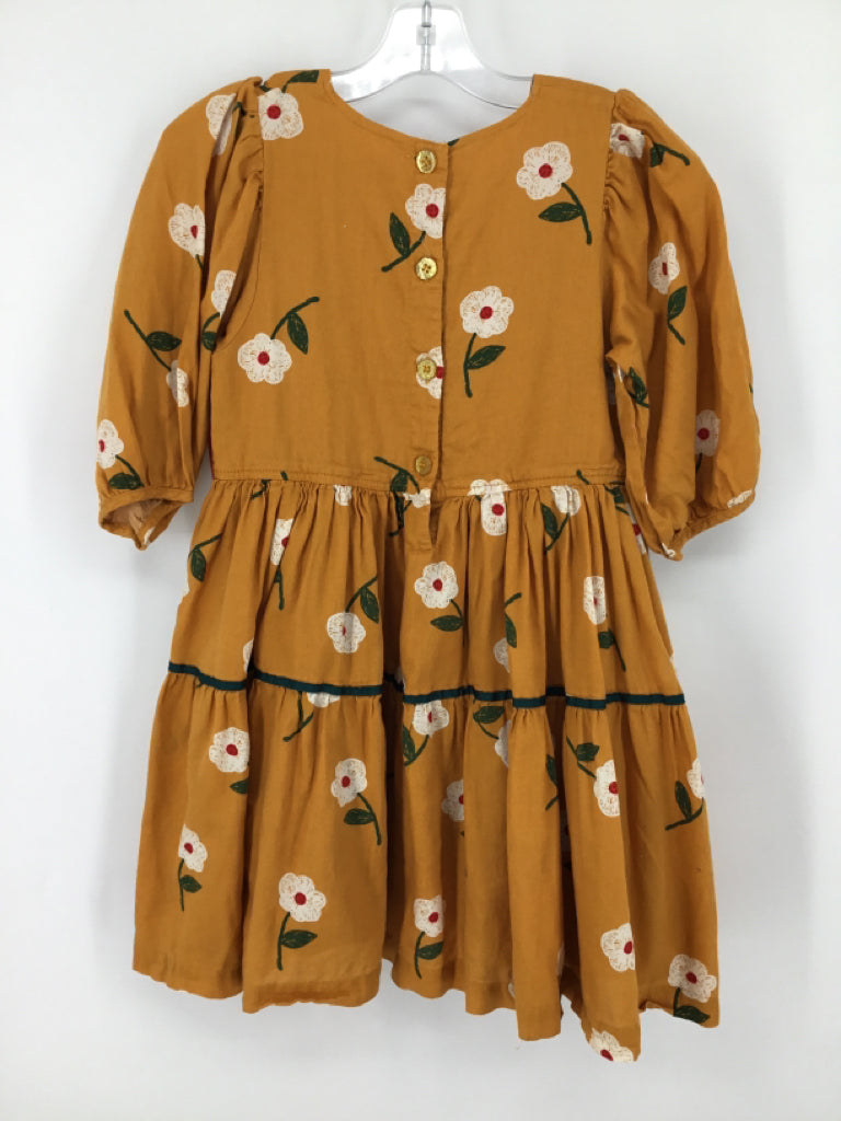 Pink Chicken Child Size 8 Yellow Dress - girls