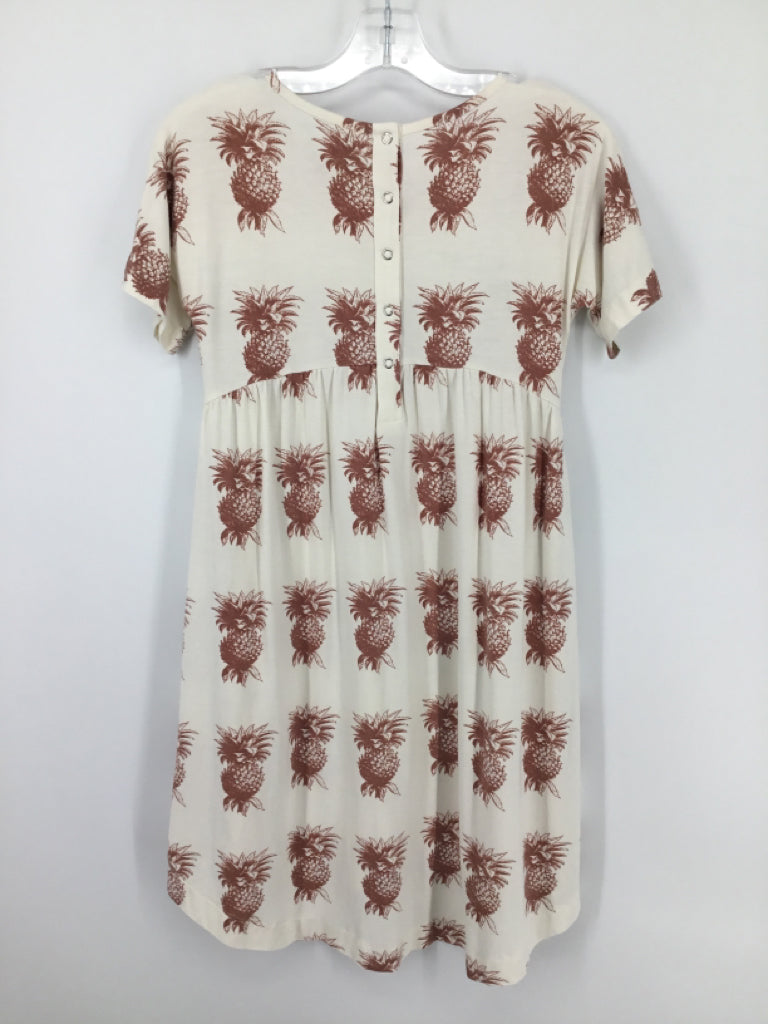 Kate Quinn Organics Child Size 8 Tan Dress - girls