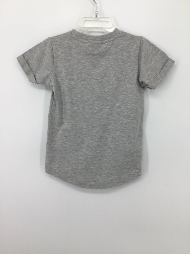 Little Bipsey Child Size 2 Gray Solid T-shirt - boys