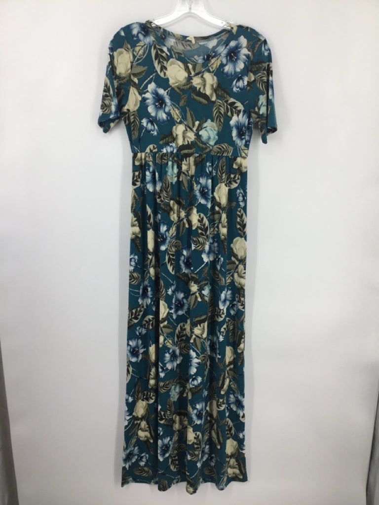 Pink Blush Size M Poly Blend Dress - Maternity