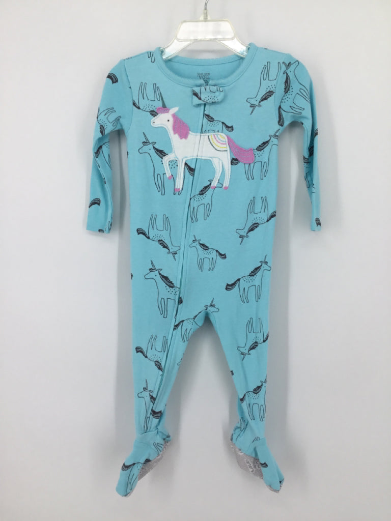 Just One You Made by Carters Child Size 12 Months Blue Sleepers