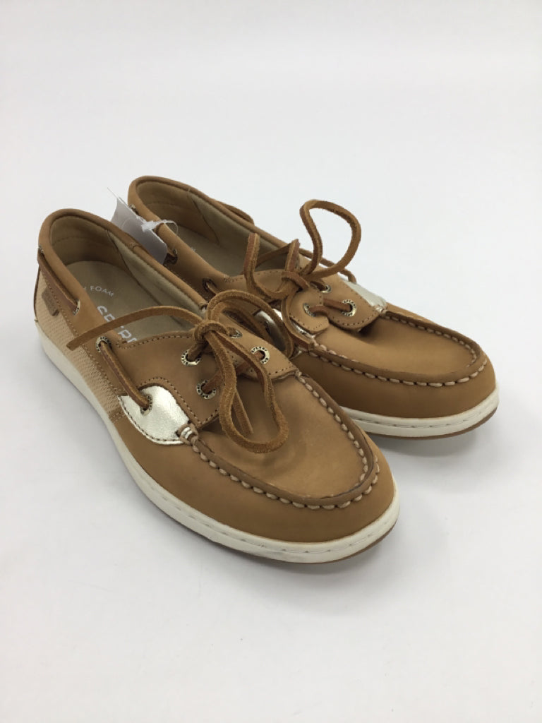 Sperry Child Size 3 Youth Brown Dress Shoes
