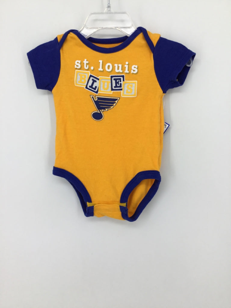 NHL Child Size 3-6 Months Yellow Onesie