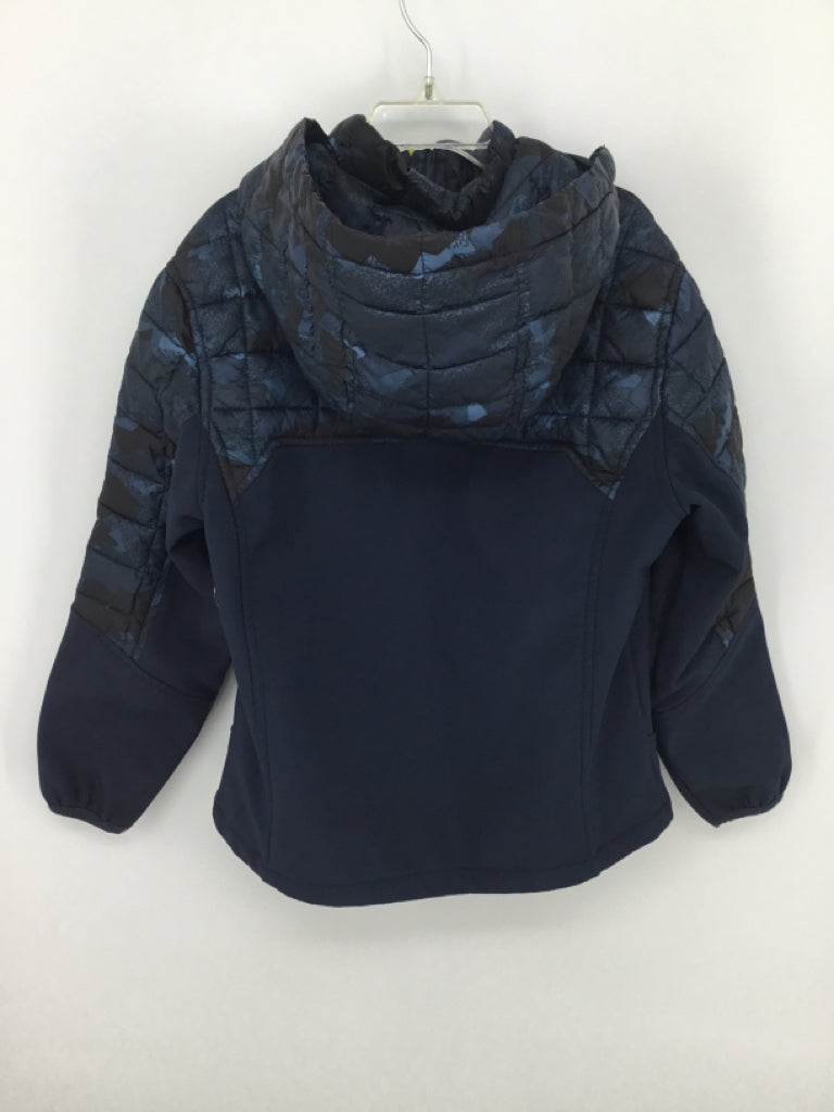 Snozu Child Size 7 Navy Print Jacket - boys