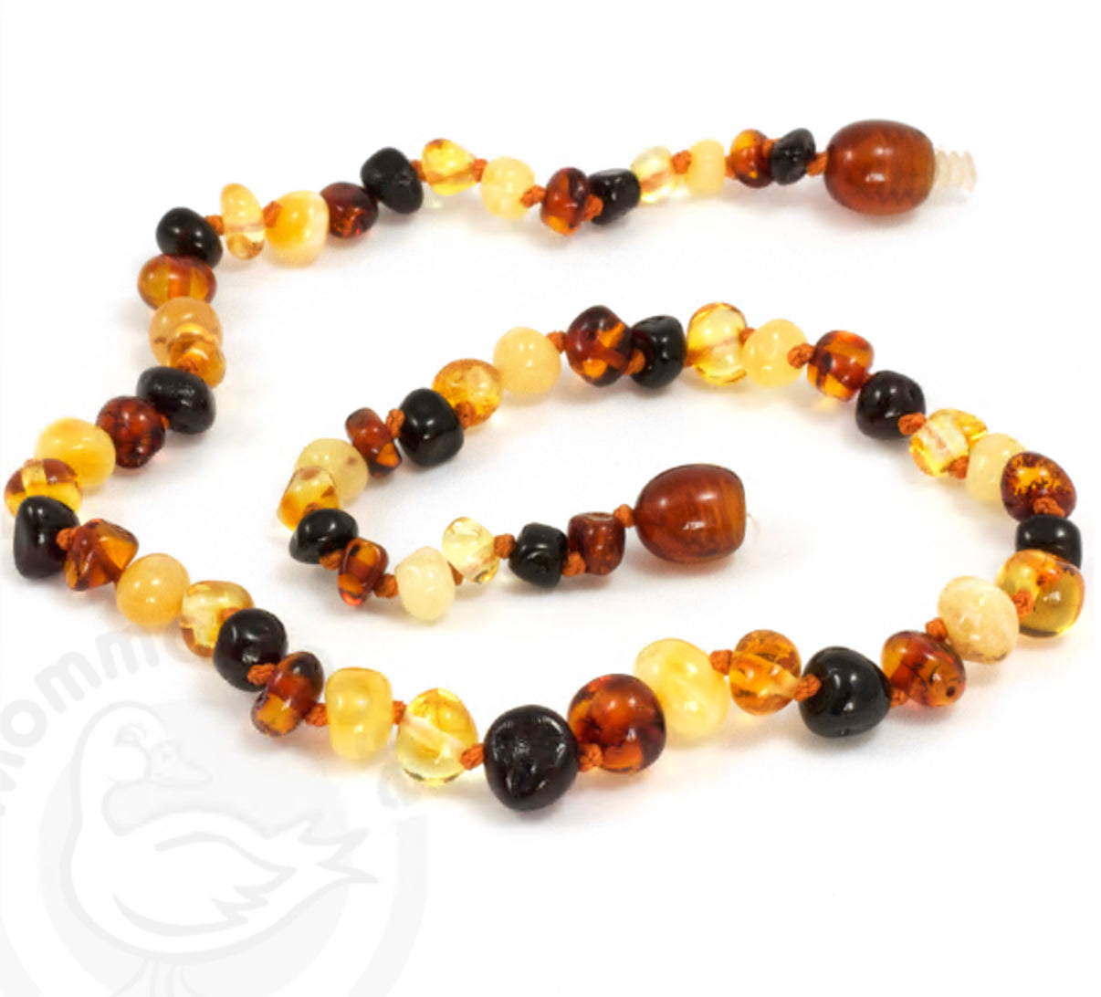 Momma Goose Amber - Baroque Multi Baby Necklace