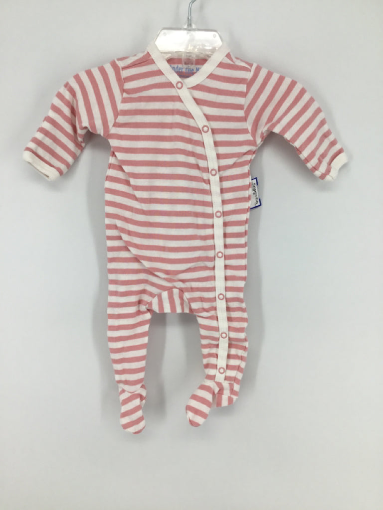Under the Nile Child Size 0-3 Months Pink Sleepers