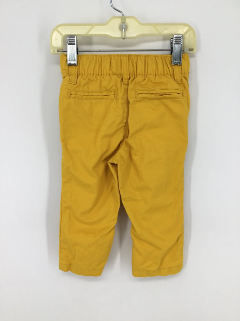 Old Navy Child Size 12-18 Months Yellow Solid Pants - boys