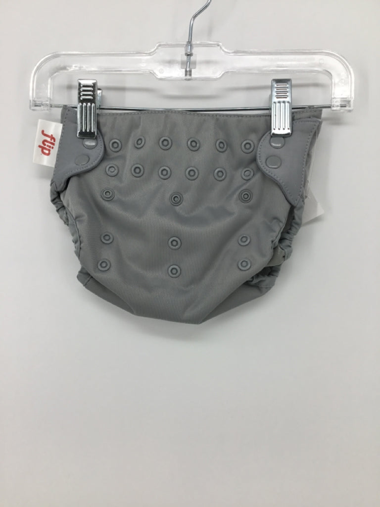 Flip Child Size One Size Gray Solid Cloth Diaper Cover