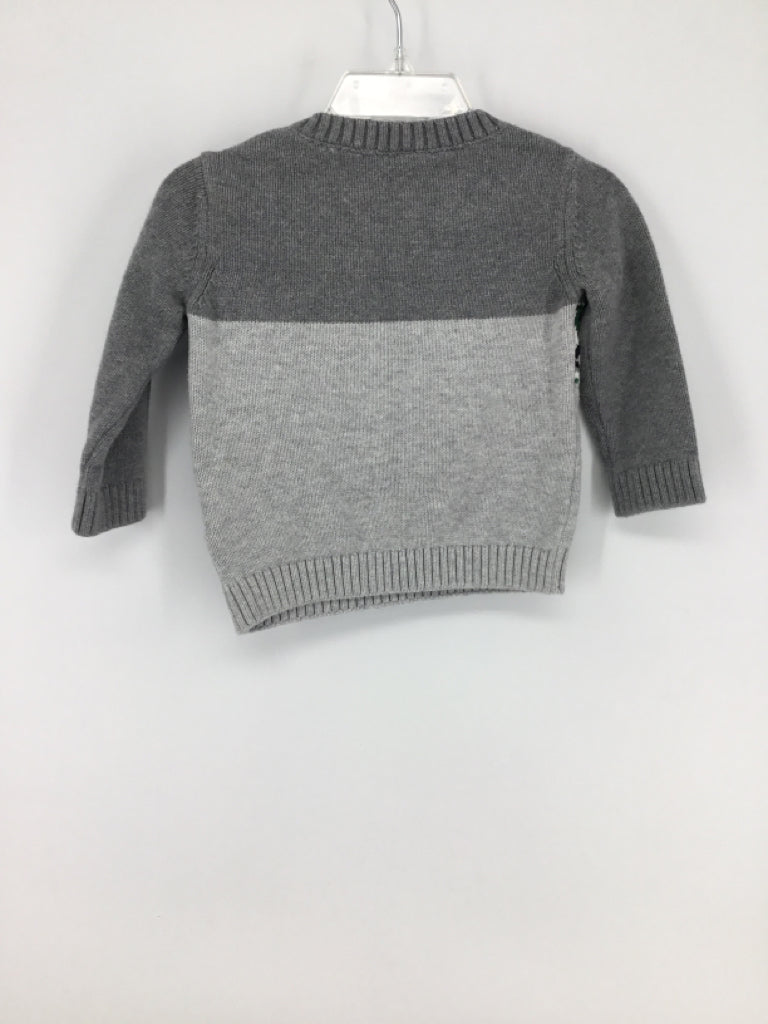 Carter's Child Size 9 Months Gray Knit Sweater - boys