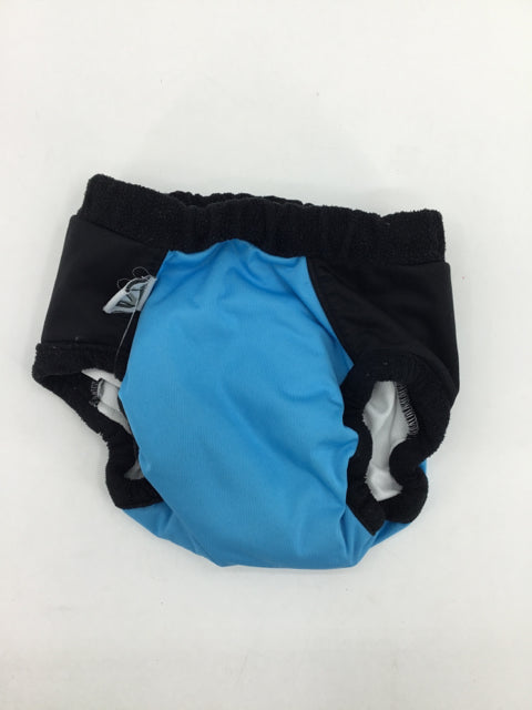 Super Undies Child Size 4 Blue Solid Training Cloth Diaper