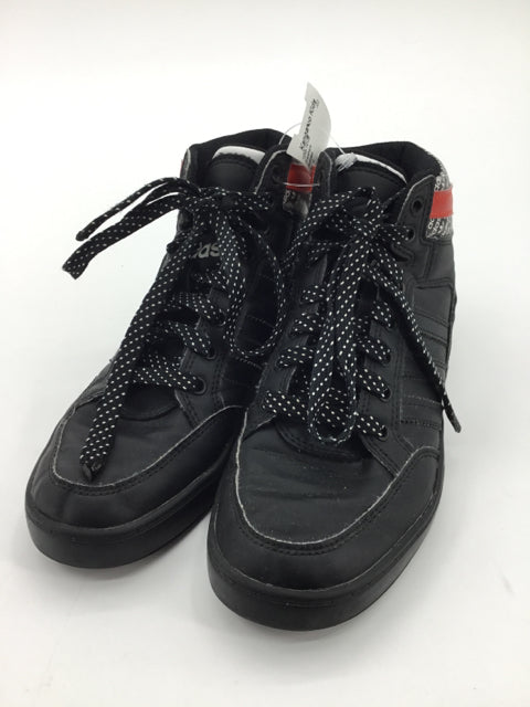 Adidas Child Size 5 Youth Black Sneakers