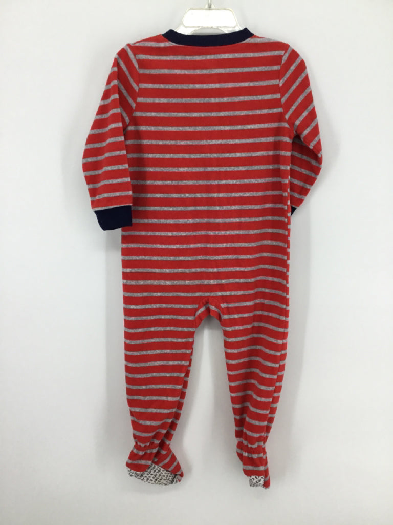 Carter's Child Size 24 Months Red Sleepers