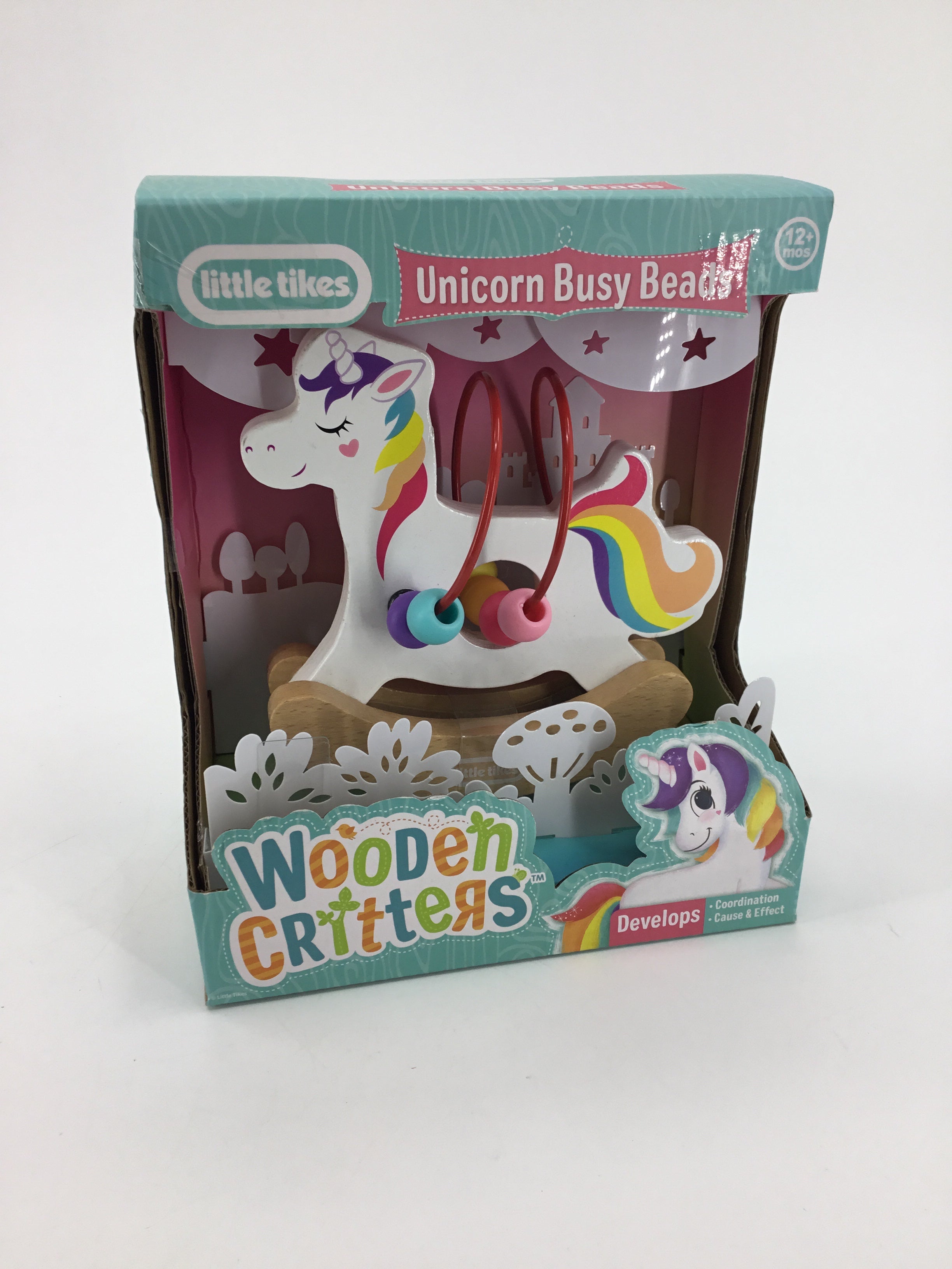 Little Tikes Wooden Critters Unicorn Busy Beads