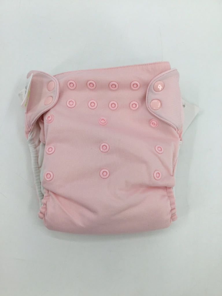 Bum Genius Child Size One Size Pink Solid Pocket Cloth Diaper