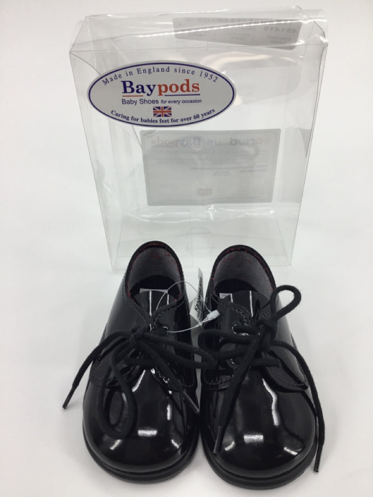 Baypods Child Size 4 Toddler Black Dress Shoes