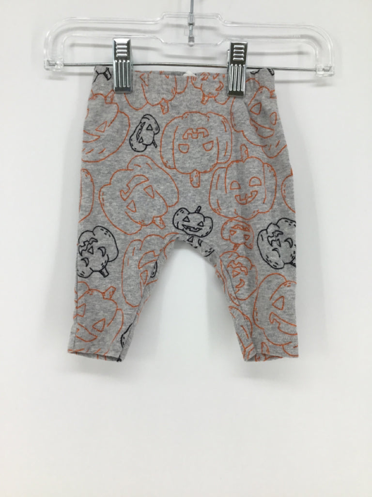Little Planet Child Size 3 Months Gray Halloween Pants
