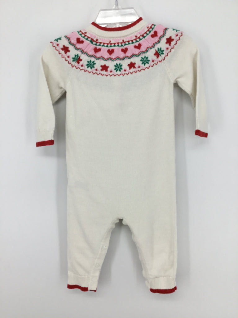 Cat & Jack Child Size 3-6 Months White Valentine's Day Outfit