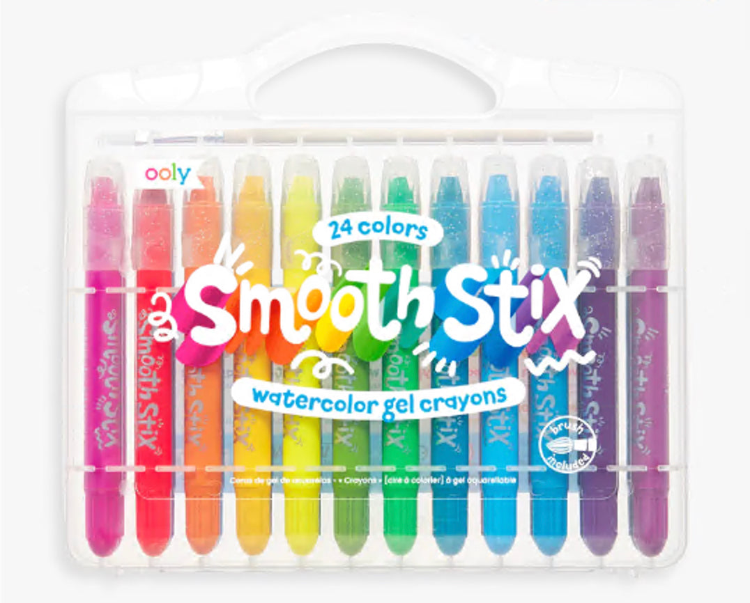 Ooly Smooth Stix Watercolor Gel Crayons - 7 pcs