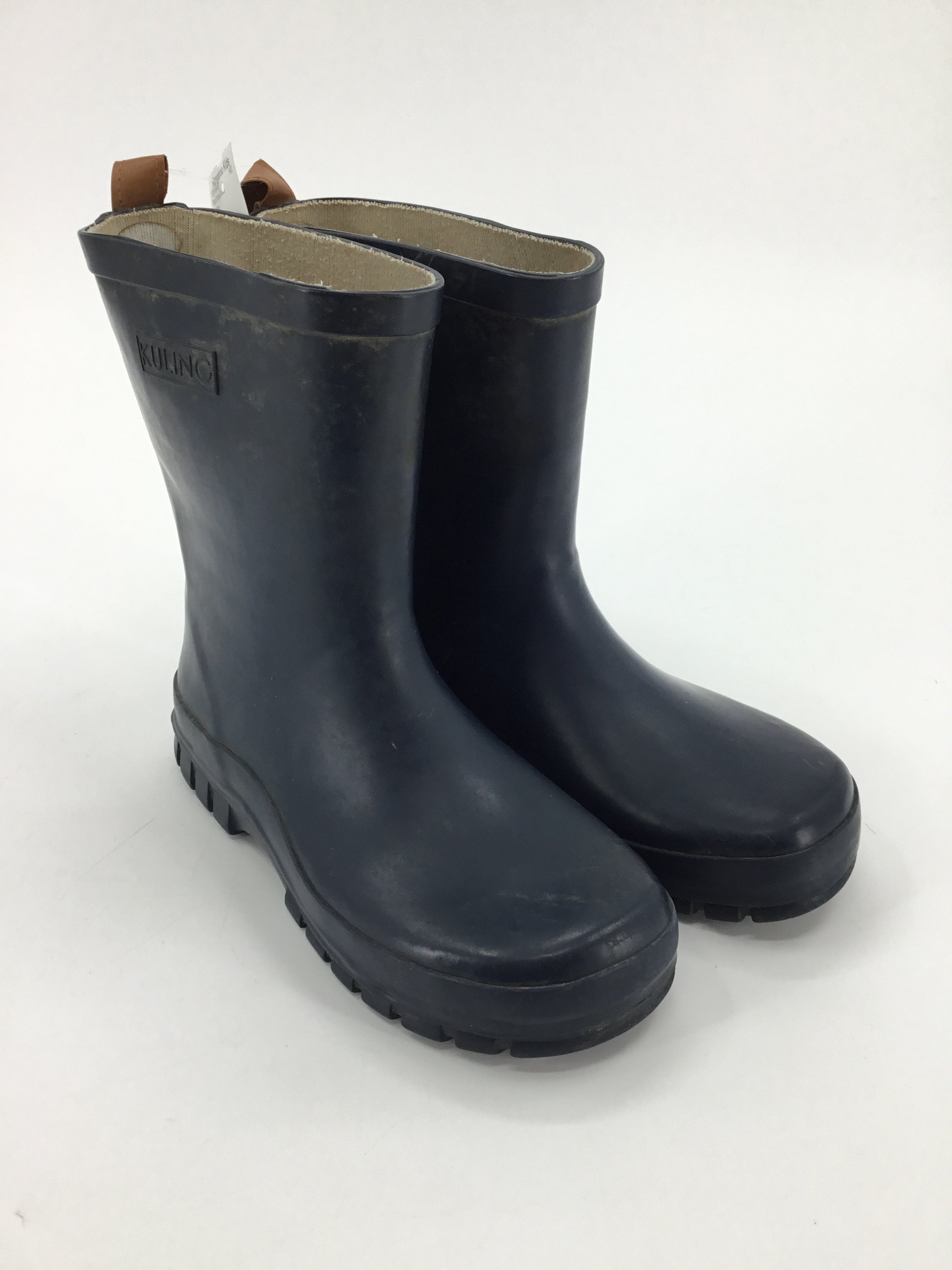 Kuling Child Size 6 Youth Navy Rain/Snow Boots
