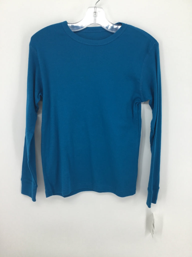 Leveret Child Size 10 Blue Solid T-shirt - boys