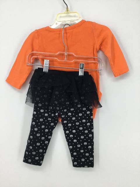 Carter's Child Size 9 Months Orange Halloween Outfit