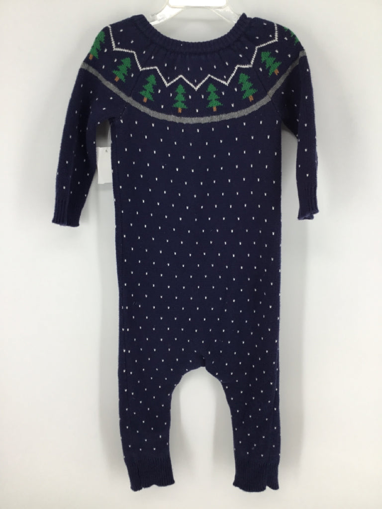 Hanna Andersson Child Size 2 Navy Christmas Outfit