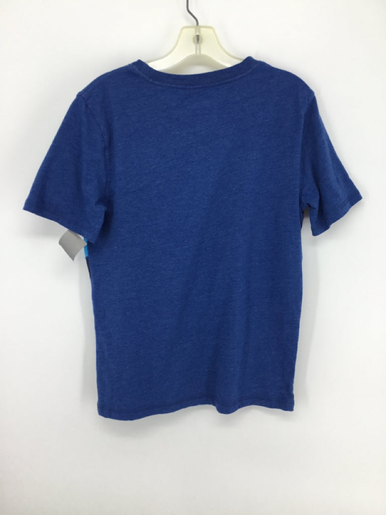 Eddie Bauer Child Size 10 Blue screen printed T-shirt - boys