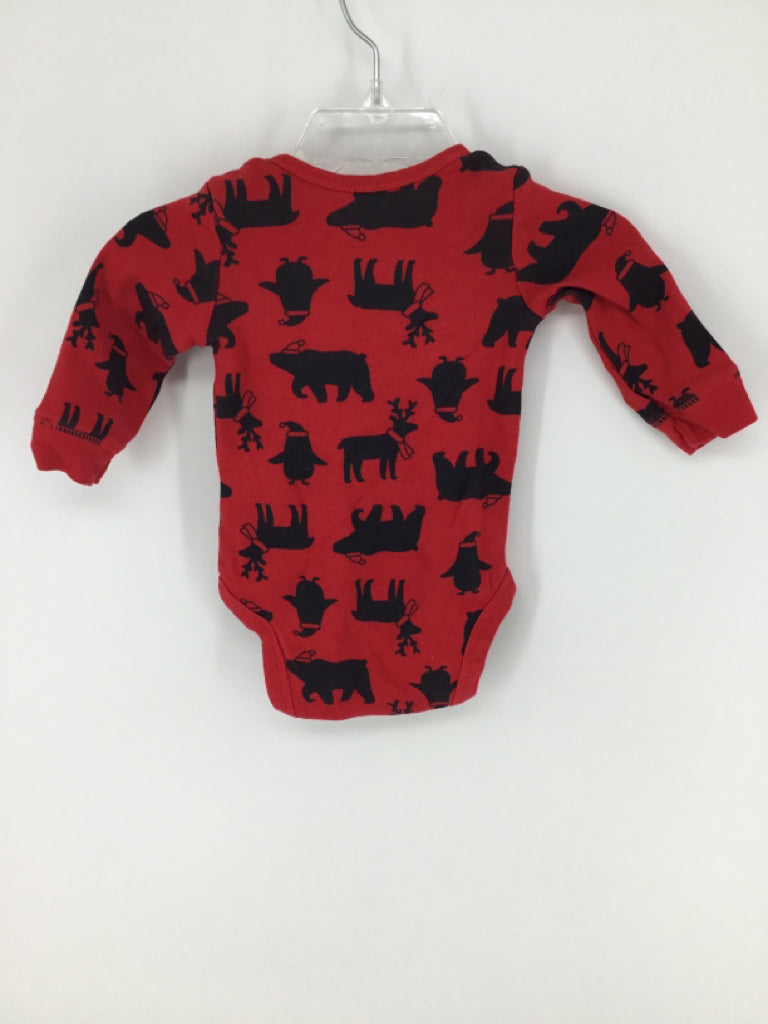 Carter's Child Size 3 Months Red Christmas Onesie