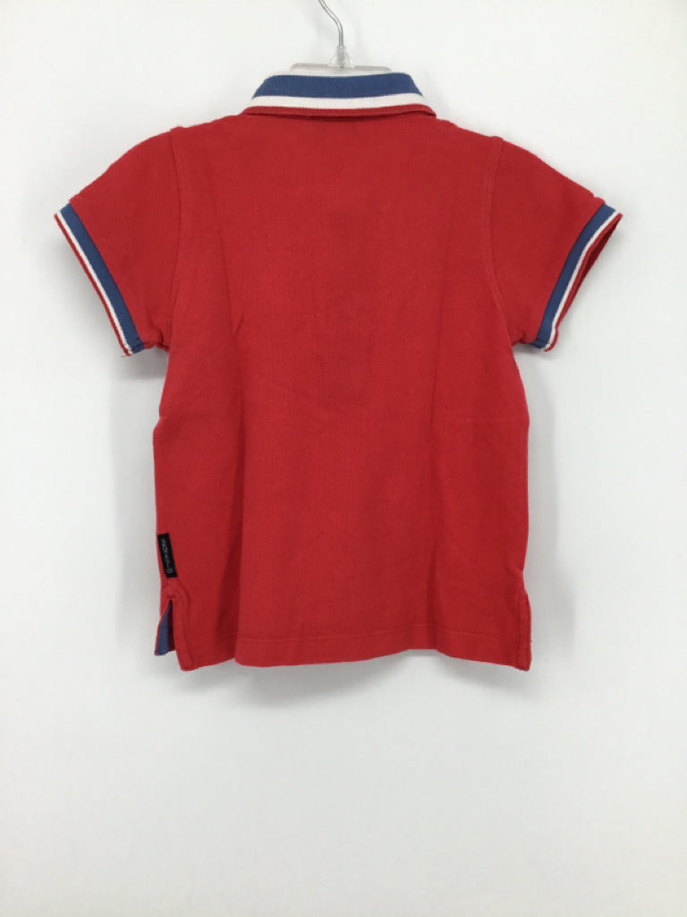 Armani Baby Child Size 24 Months Red Solid Shirt - boys