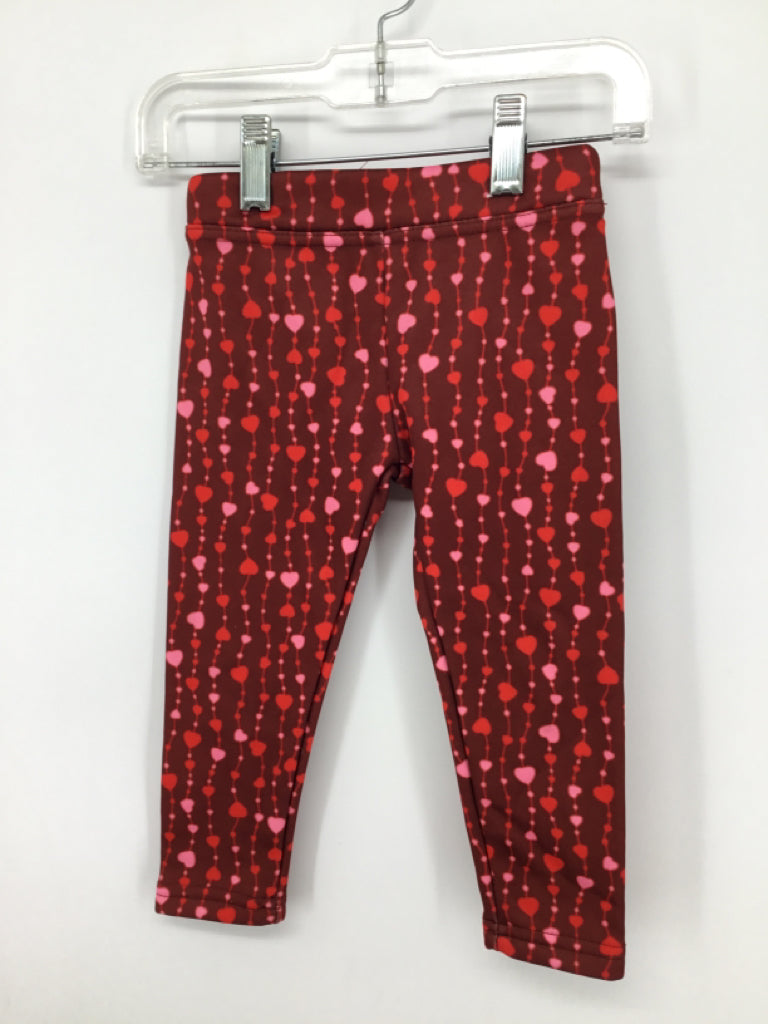 Lily & Dan Child Size 2 Red Valentine's Day Pants