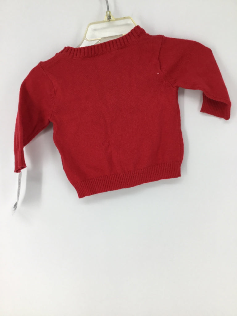 Carter's Child Size Newborn Red Penguin Sweater - boys