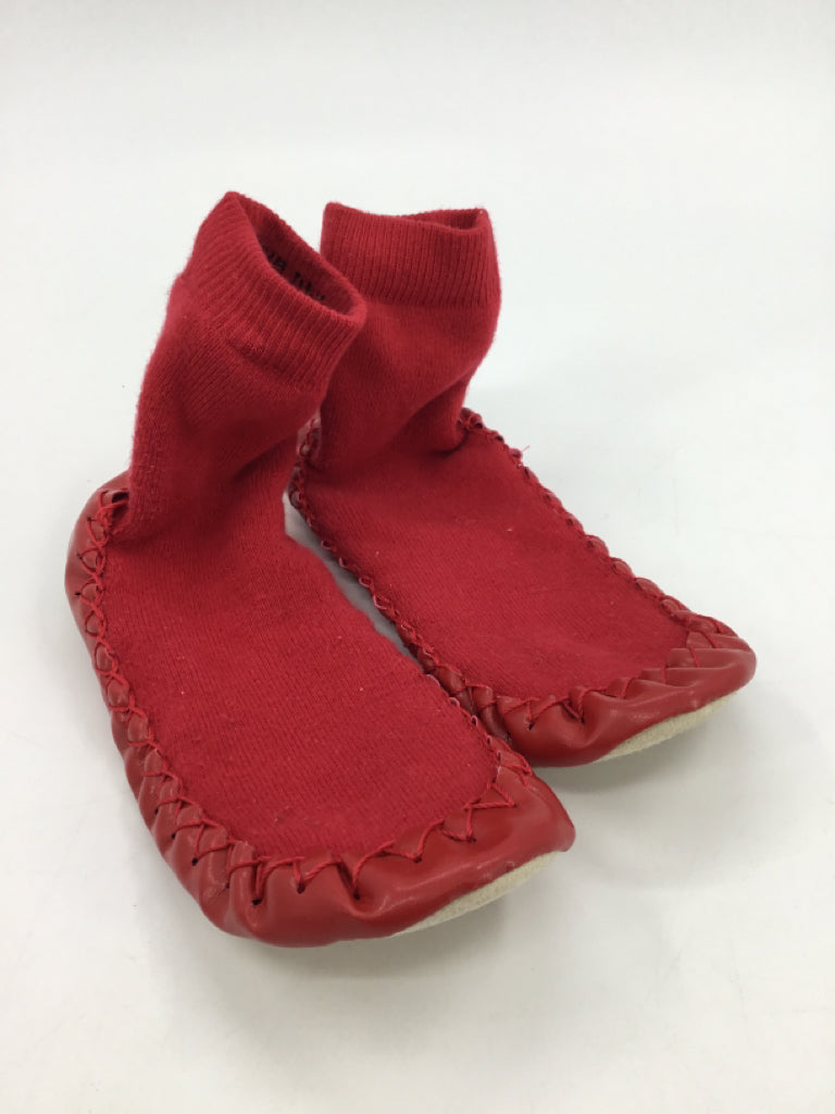 Hanna Andersson Child Size 3 Youth Red Slippers