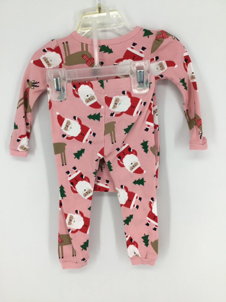 Just One You Made by Carters Child Size 12 Months Pink Christmas Pajamas