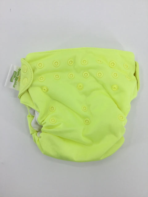 Bum Genius Child Size One Size Yellow Solid Elemental Cloth Diaper