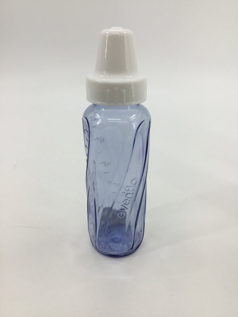 Evenflo Blue 8 Oz Glass Bottle