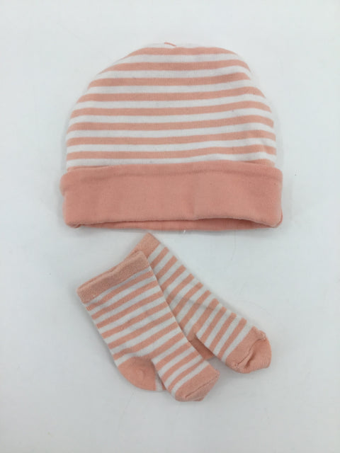 brandless Child Size Infant Pink Hats - girls