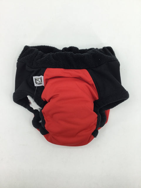 Super Undies Child Size 4 Red Solid Training Cloth Diaper