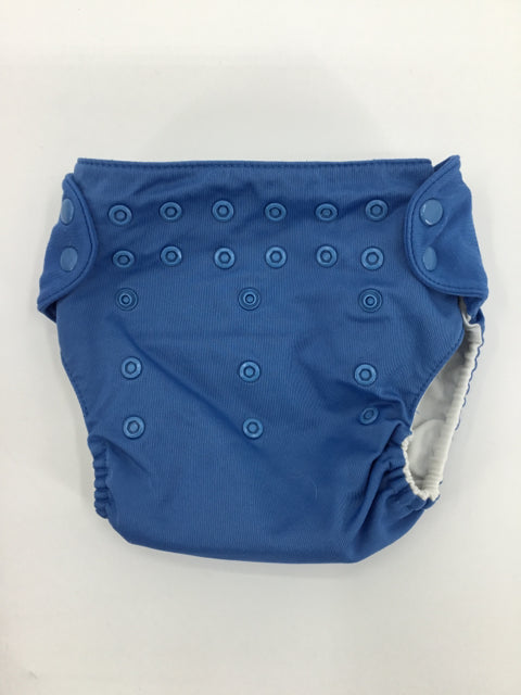 Bum Genius Child Size One Size Blue Solid Pocket Cloth Diaper