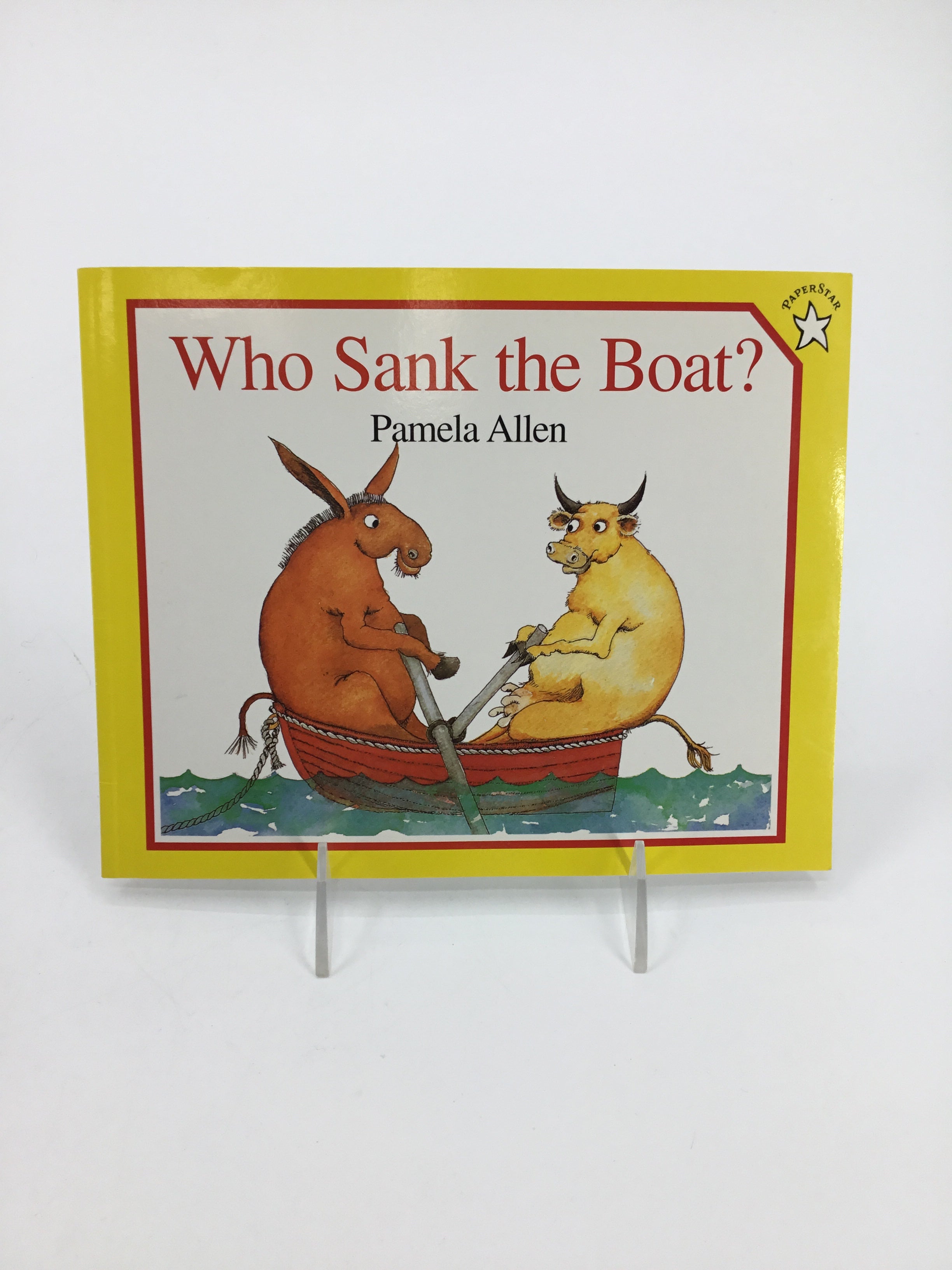 Who Sank the Boat? Paperback Book