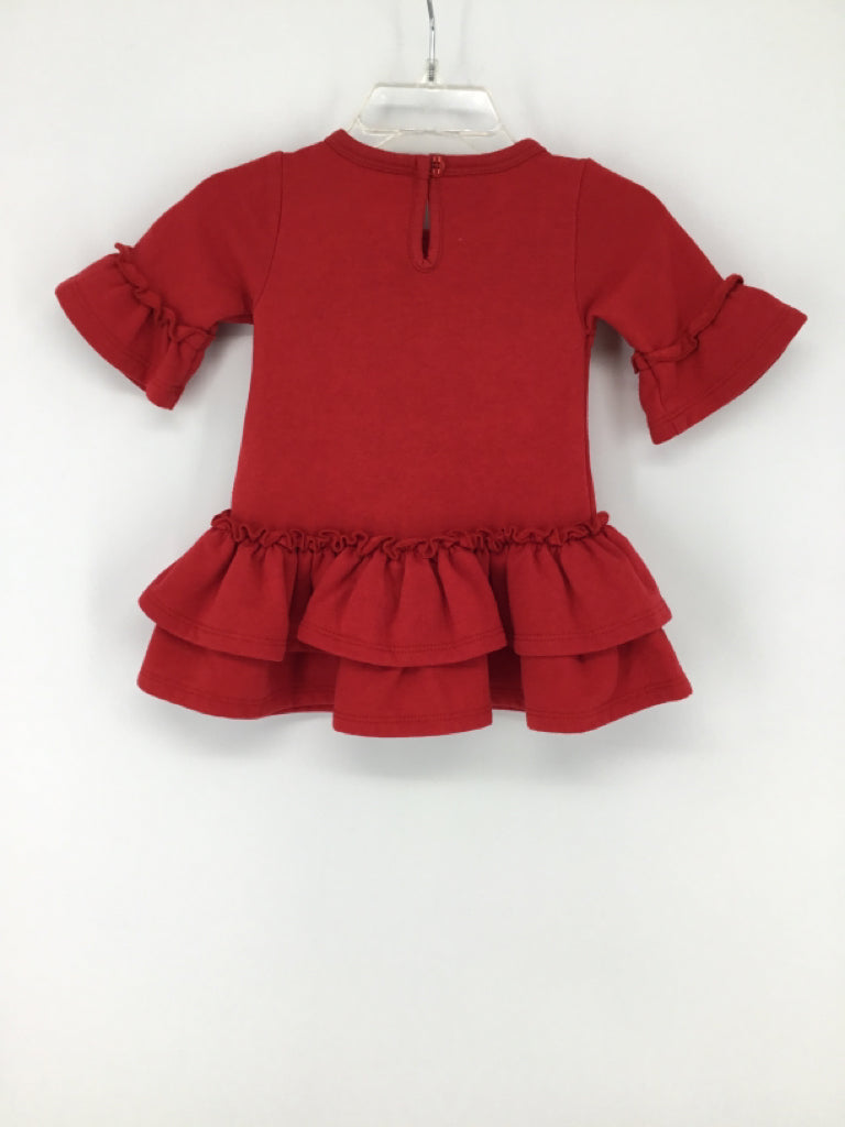 First Impressions Child Size 3-6 Months Red Dress - girls