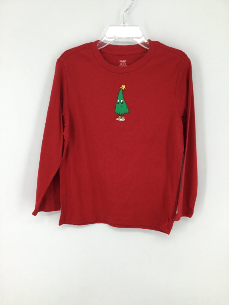 Holiday Time Child Size 4 Red Christmas T-Shirt