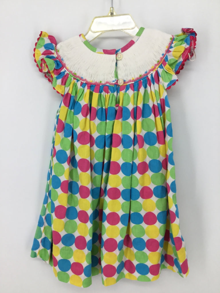 babeeni Child Size 12 Months Multi-Color Easter Dress