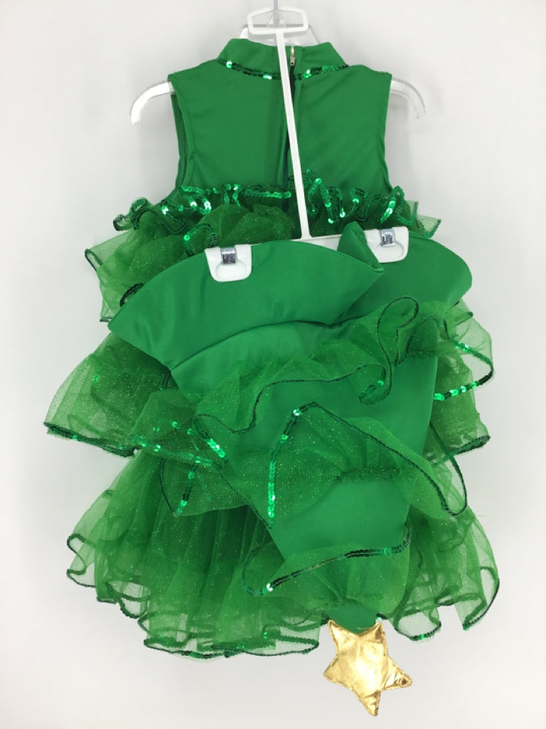 Princess Paradise Child Size 3 Green Christmas Tree Costume