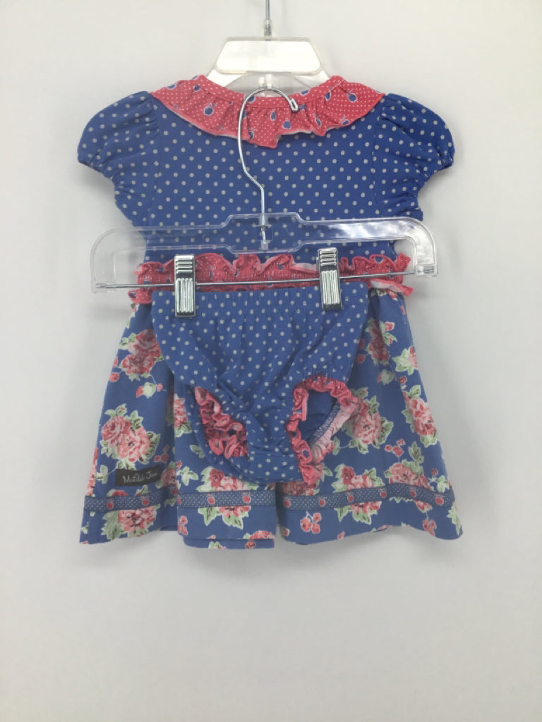 Matilda Jane Clothing Child Size 3-6 Months Blue Dress - girls