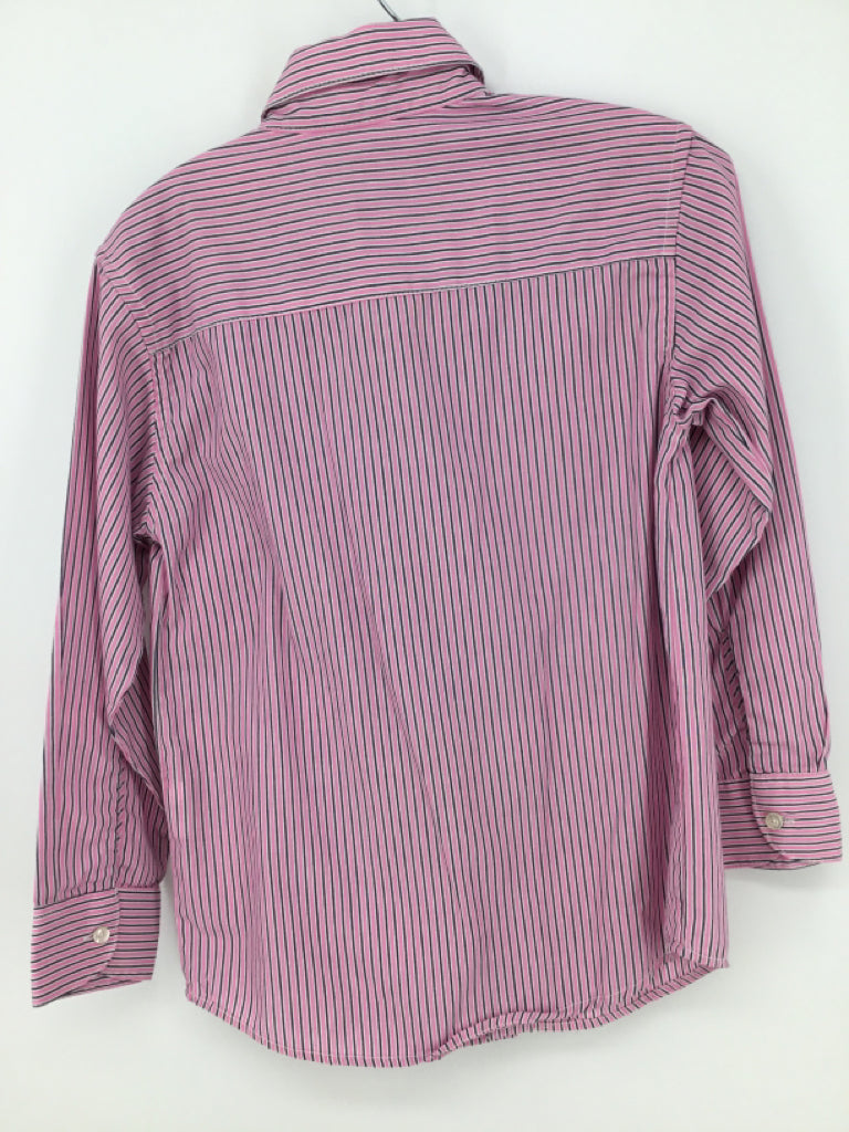 Arrow Child Size 8 Pink Stripe Shirt - boys