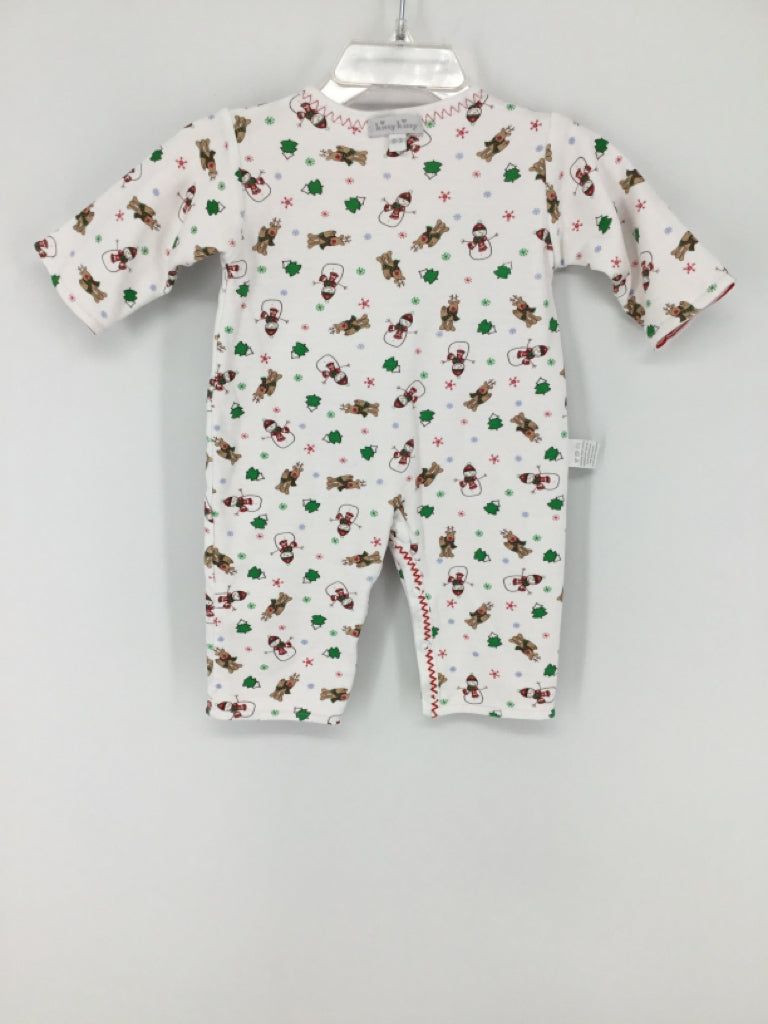 Kissy Kissy Child Size 0-3 Months White Christmas Outfit