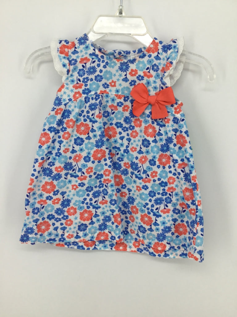 Just One You Made by Carters Child Size 3 Months Blue Dress - girls