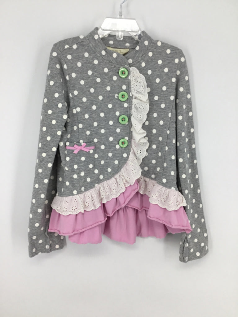 Matilda Jane Clothing Child Size 6 Gray Jacket - girls
