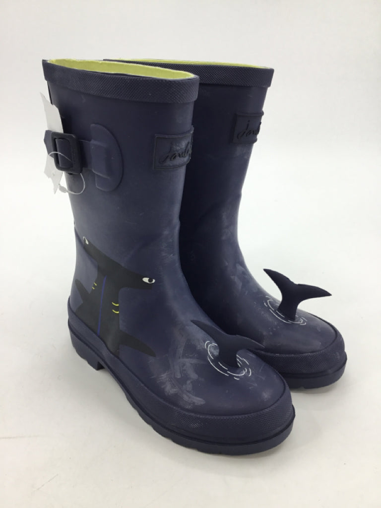 Joules Child Size 1 Youth Navy Rain/Snow Boots