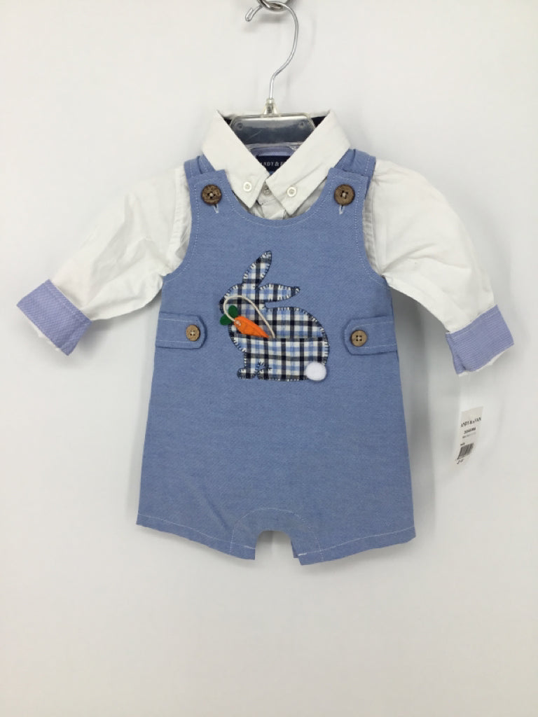 Andy & Evan Child Size 3-6 Months Blue Easter